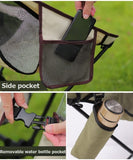 Outdoor Camping Chairs Ultralight Folding Moon Chair Hiking Travel BBQ Chair High Load 150kg Beach Oxford Cloth Fishing Chair