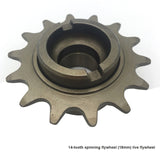 12/14/16/18T Teeth 18/34mm Single Speed Bicycle Freewheel Flywheel Sprocket Gear Steel Bicycle Accessories