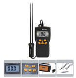 Portable Digital Grain Moisture Meter LCD Display Humidity Tester Contains Wheat Corn Rice Moisture Test Meter with Backlight