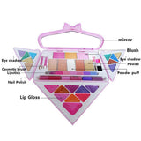 Children's Make-Up Play House Toys Kidswashable Cosmetics Pink Fantasy Princess Beauty Bag Girl Dress Up Toy