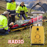 Solar Dynamo Multi-Functional 4-Way Powered Emergency Hand Crank FM Radio LED Camping Lantern Flashlight Phones Charger