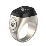 Smart Ring For Muslims Tally Tasbeeh Counter Metal 5 Prayer Time Reminder Bluetooth-compatible Ip68 Waterproof Rings