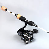 HFBIRDS 2021 New 1.68/1.8/1.98m Ultralight Carbon Solid Fishing Rod And Reel Sea Carp Canna Da Pesca Spinning Rod UL Tone