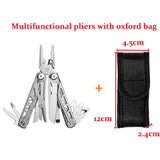 17 In 1 Multifunctional Pliers Folding Knife Crimping Pliers Portable Cable Wire Stripper Scissor Bottle Opener Clamp Multi Tool