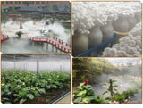 DC48V 4000ML/H Ultrasonic Atomizer Industrial Humidifier Fog Machine Mist Maker Fogger 8 Head With 110V 220V Power Supply