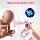 Fetal Doppler 2.5M Prenatal Baby Heart Rate Household Portable Sonar For Stethoscope Pregnant Women Doppler Fetal Monitor