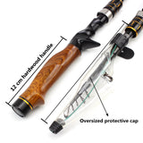 2.1M Fishing rod with reel Casting Rod and reel set Travel lure Trout telescopic fishing rod  Lure 5-20g pocket fishing rods