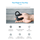 Anytek Fingerprint Padlock IP65 Water &amp; Dust Proof Intelligent Lock Anti-Theft Keyless Electronic Lock For Cabinet Backpack Bike