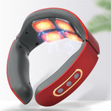 Electric Neck and Shoulder Pulse Massager 6 mode 9 levelsadjustable Heat Cervical Vertebra Relax Pain Relief Kneading Machine