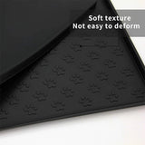 Pet Placemat Non-Slip Pet Food Mat Cat Dog  Waterproof Feeding Mat for Cats Bowl Prevent Food and Water Overflow Easy To Clean