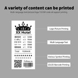 58mm Portable Mini Thermal Receipt Printer USB &amp; BT Connection Wireless Printer High Speed Compatible with iOS Android Windows