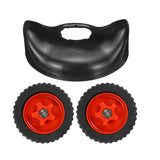 1Set Bilateral Wheel For Electric Grass Trimmer Auxiliary Tool Disassembled Lawn Mower Wheels Garden Grass Trimmer Parts