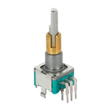 EC11EBB24C03 Dual Axis Encoder with Switch 30 Positioning Number 15 Pulse Point Handle 25mm