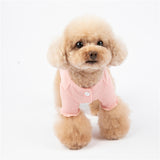 Pets Dogs Clothes Simple Pattern Shirt Small Puppy Maltese Tea Cup Puppy Summer