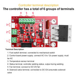 100A Digital Spot Welding Machine Time &amp; Current Control Display Spot Welder AC Transformer Controller Board Temperature Sensor