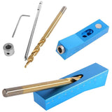Hole Jig Drill Kit Woodworking ABS Plastic Vertical Hole Puncher Locator Fixture for Precise Drilling and Positioning of Doors