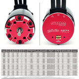 Surpass Hobby Rocket Waterproof Supersonic 4292 Brushless Motor 1780KV 1500KV 1300KV 1030KV for 1/8 1/7 Rc Car Truck Off Road