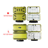 Waterproof Fishing Tackle Box Outdoor ABS Bait Box Multifunctional Hook and Bait Accessory Box winter fishing tackle boxes