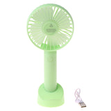 Mini Handheld Fan Portable Rechargeable Battery Operated Cooling Desktop with Base 3 Modes for Home Office Travel Outdoor A0NC