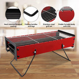 Outdoor Camping BBQ Grill Portable Folding Barbecue Charcoal Grill Patio Garden Party Camping BBQ Tools Camping Equipment