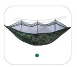 2 Person Camping Garden Hammock With Mosquito Net Outdoor Furniture Bed Strength Parachute Fabric Sleep Swing Portable Hanging