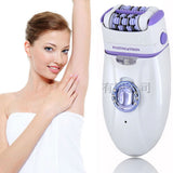Kemei 3in1 electric epilator for women shaver leg body hair removal facial lady bikini trimmer epilator for face rechargeable