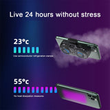 Universal Mobile Phone Radiator Semiconductor Double Cooler Fan Phone Holder Gamepad Controller Heat Sink Gaming Phone Cooler