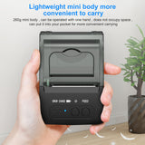 58mm Portable Mini Thermal Receipt Printer USB &amp; BT Connection Wireless Printer High Speed Compatible with iOS Android Windows