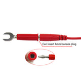 P4002 10PCS 5Color Insert Type U Type And Y Type Insert Harpoon Welding Insert 4mm banana plug Spade Plugs 4mm Banana to 6mm