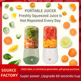 500ml Juicer Machine 18000 Rpm Portable Mini Fruit Mixers USB Rechargeable Lightweight Leakproof Travel Outdoor Supplies