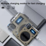 4g 6800mah Walkie-talkie Handheld Transceiver Wearable Radio Walkie-talkie Walkie Talkie Transceiver Two-way Button Ptt 500 E5y6