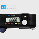 Digital Horizontal Thickness Gauge 0.01mm Jewelry Pearl Ruler Round Diameter 67JE