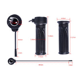 Dropship-Electric Bike Twist Throttle for Bafang Ebike Twist Throttle Left Hand with 3 Pin Waterproof Connector Ebike Parts