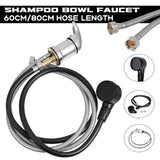 Spa Beauty Salon Shampoo Bowl Sink Hair Salon Building Materials Accessories Bathroom Hot Cold Faucet Spray Hose Replacement Set
