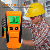 3 In 1 Handheld Wall Detector Metal Detector Find Metal Wood Studs AC Voltage Live Wire Detect Wall Scanner Electric Box Finder