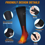 4000mAh Winter Warm Outdoor Socks Thermal Heating Sock Three Modes Elastic Comfortable Water Resistant Electric Warm Sock Ski