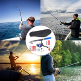 Ultra-Light Hard Carbon Fiber Manual Fishing Rod Telescopic Fishing Rod Rotating Fishing Reel Set Of Outdoor Fishing Gear