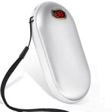 Hand Warmer Cobblestone Digital Display Hand Warmer Large Capacity Mobile Power Creative Digital Display USB