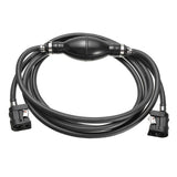 PVC 6mm Fuel Line Hose Outboard Boat Motor Primer Bulb Connector 10ft