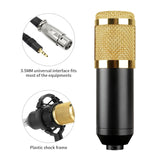BM800 Condenser Microphone Professional Live Podcasting Microphone with Sound Card for YouTube Subscribers PC Gaming Voice Skype