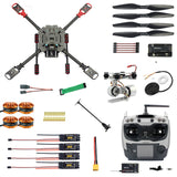 DIY 560mm Carbon Fiber DIY Drone Folded Frame Kit W/ 700KV Brushless Motor 40A ESC 1455 Props APM2.8 With compass RC Quadcopter