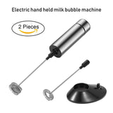 Handheld Electric Mixer Blender Milk Frother Coffee Cappuccino Mixer Tools USB Recharge Stainless Bubble Maker Whisk Portable