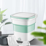 220V Electric Foladable Clothes Washing Machine 1.8L Portable Folding Underpants Sock CLothes Washer For Travel EU/AU/UK/US Plug