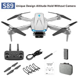 New S89 Drone 4K Wifi FPV HD Dual Camera 50x Zoom Height Maintain Headless Mode One-Key Takeoff And Landing Rc Quadcopter 2021