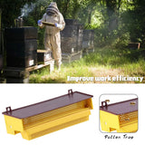 Ventilated Removable Outdoor Accessory Plastic Rectangle Front Mount Pollen Trap Easy Install Beekeeper Durable Beekeeping Tool