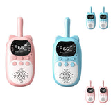 Walkie-Talkie, 3KM Children's Walkie Talkie Parent-Child Interactive LED Light with Waterproof USB Charging