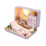 CUTEBEE Doll House Miniature DIY Dollhouse With Furnitures Wooden House Casa Toys For Children Birthday Gift Z007