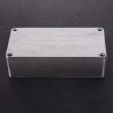 1 Pcs Diecast Aluminium Electronics Project Box &amp; 4 Pcs Electric Guitar Top Hat Knobs Speed Volume Tone Control Knobs