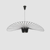Modern Straw Hat Pendant Light  Hanging lustre lamp Nordic Minimalist Creative for Dining Living Bedroom Bar Cafe Room