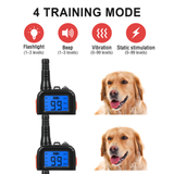 800m Dog training collar Remote Electric Shock Vibration IP67 Rechargeable For large small dog training accessories Dropshipping